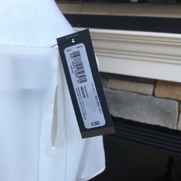 NWT Worthington cream short sleeve blouse size medium - Picture 5 of 5